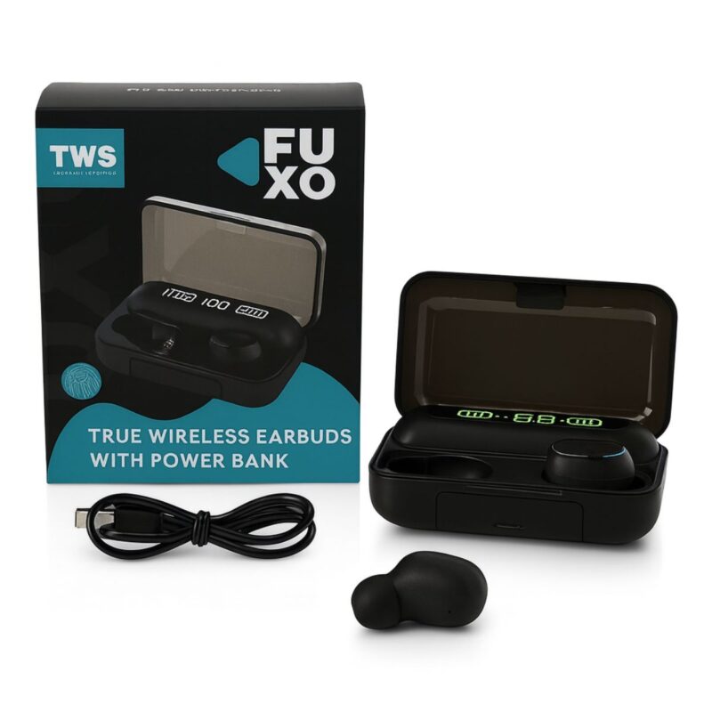 Auricular Bluetooth FUXO F9 Premium Black TWS