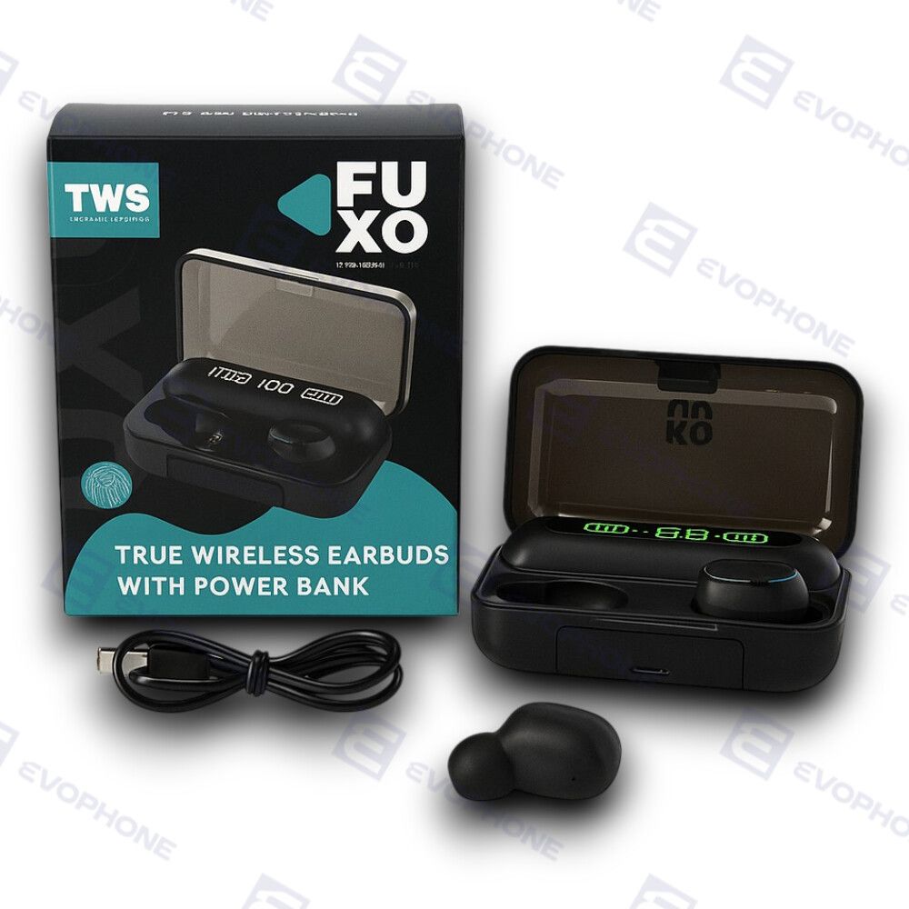 Auricular Bluetooth FUXO F9 Premium Black TWS